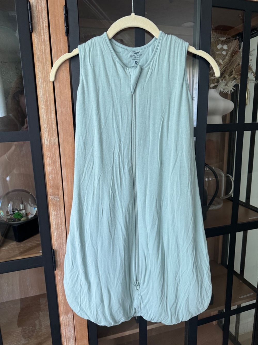 HALO Sleep sack Wearable Blanket SuperSoft Bamboo TOG 1.5 baby calm sage toddler